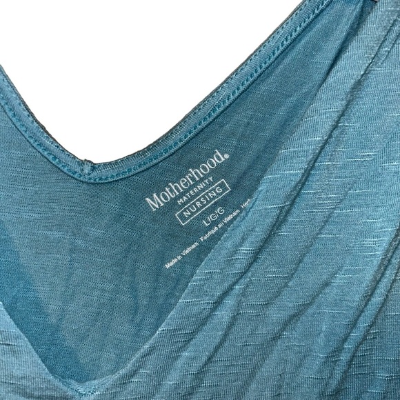 Motherhood maternity nursing tank top shirt blouse size Large L stretchy - Picture 3 of 4
